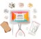 Incraftables Earring Making Kit (5 Colors). DIY Earring Kits for Jewelry Making Supplies w/ Hypoallergenic Earring Hooks, Backs, Display Cards, Bags, Nose Pliers, Ring Opener & Tweezers for Adults